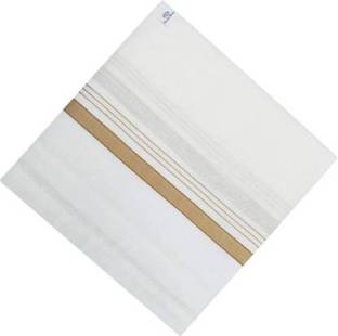 LAXMI man &women handkerchief white pure cotton pack of 1 ["White"] Handkerchief