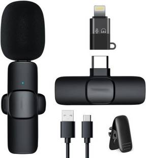 ROCOZY K8 Wireless Microphone Lapel MicLavalier Noise Reduction No APP & Bluetooth Need Wireless Collar Mic