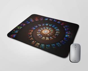 BLISSart Mousepad For Laptops Computer Gaming Mouse Pad HD Printed-Lighting Shade pic Mousepad