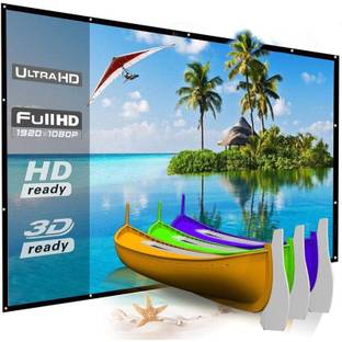 Vilro 120 inch 16:9 HD Projector Screen, Anti-Crease Foldable Portable, white matt Projector Screen (Width 105 cm x 59 cm Height)