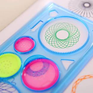 Kandle Generic Spirograph Geometric Ruler Drafting Tool Stationery For Students Drawing Ruler