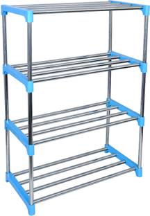 Aekko 4 Layer hard pvc pipe Plastic Open Book Shelf