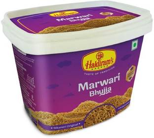 Haldiram's Nagpur Marwari Bhujia Jar (Pack of 4) (125g*4)