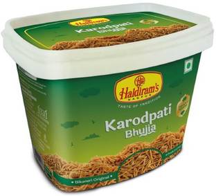 Haldiram's Nagpur Karodpati Bhujia Jar (Pack of 4) (125g*4)