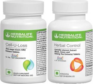 Herbalife Nutrition WEIGHT LOSS ENHANCER CELL-U-LOSS & HERBAL CONTROL 90 TABLETS EACH