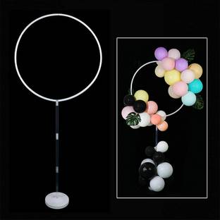 Smartcraft White Round Circle Balloon Frame Stand Holder