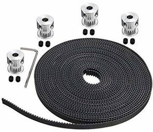 TUV 5 meter GT2 TIMING BELT 6mm width + 4 pcs 20Teeth Pulley Interconnect Electronic Hobby Kit