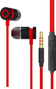 Myvs M1 Earphone with Side Volume Control & Google Assistant Wired