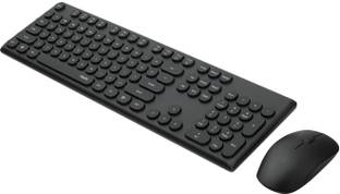 RAPOO X260 Keyboard and Mouse Combo Wireless Standard Desktop Keyboard Compatible with Desktop, Laptop, Mac multimedia_keys
