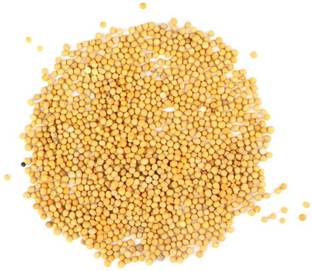 Nutiva YELLOW MUSTARD SEEDS-SARSO PILI BEEJ-PEELI SARSON BEEJ Seed