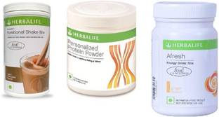 HERBALIFE (Formula 1 - Chocolate with Personalized Protein Powder and Afresh - Ginger) 750gm Protein Blends