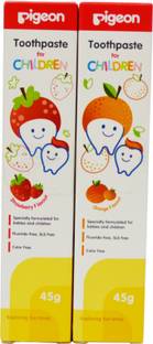 Pigeon STRAWBERRY & ORANGE TOOTHPASTE COMBO Toothpaste