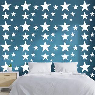 DECORNOWRDM Size : ( 16-inch x 24-inch) New Star Effect DIY Reusable wall stencil for home decoration Stencil Stencil