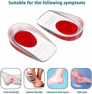 NKK TRADERS Silicone Gel Heel Pads Protector Insole Cups