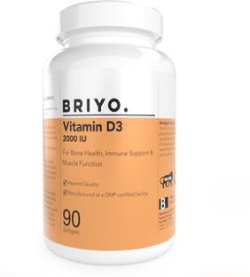 BRIYOSIS Briyo Vitamin D3 2000 IU - 90 Softgels