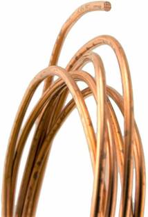 अलेयफ 1 Meter Copper Wire 10 Gauge(3.26mm) - for Art and Craft and Electronics