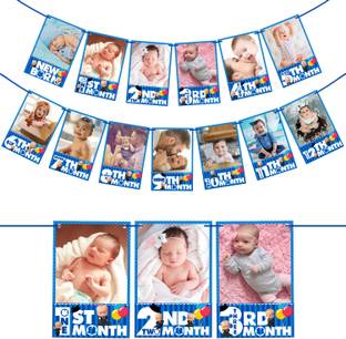 ZYOZI Boss Baby Photo Banner / Boss Baby First Birthday Decoration Banner