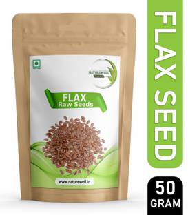 Naturewell Organics Flax Seeds for Weight Loss ,Rich in Fiber, Omega 3 and Protein For Healthy Heart Brown Flax Seeds