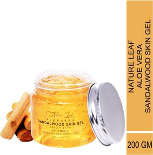 nature leaf Aloe Vera and Sandalwood Skin Lightning Face Gel