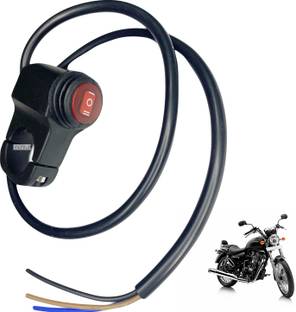 Dhe Best Bike Fog Lamp/Head Handlebar Mount 2 Way Switch for Thunder Bird 500 Handle Bar
