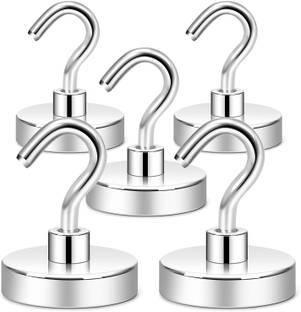 TurtleGrip Neodymium Strong Magnetic Hooks Heavy Duty Swivel Hook 5