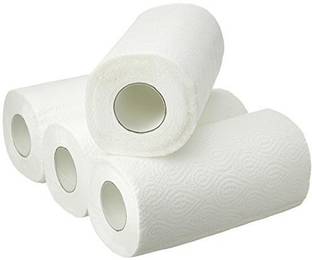shree syam Disposable & Non-Washable Kitchen Tissue Paper 4 Ply Pack of 4