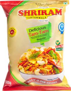 shriram tamtamwala Delicious Tamtam Regular Mixture Vadodara Tam Tam Bhel Mix Namkeen 500gm