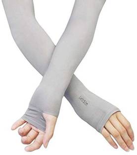 मॉकहे Arm Sleeves For Athletic Arm Sleeves Perfect For Bike Cricket Cycling & Running राइडिंग के दस्ताने