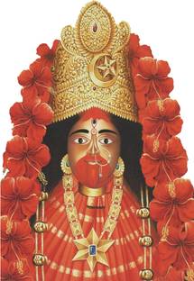 Wall gallery 45.72 cm Tarapith Maa Tara, Amavasya, Maa Karunamoyee, Maa karunamoyee kali Hd Sticker Self Adhesive Sticker