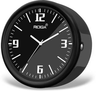 RIDIQA Analog Black Clock