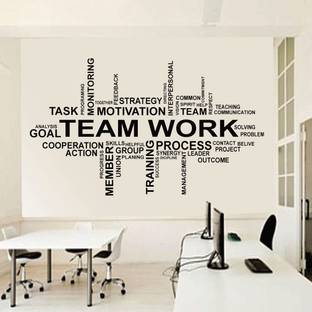 Newway Decaals Team Work Sticker For Office Room
