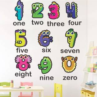 WALLPIK One Two Three - Numbers - Kids - Learning - Education - Wall Sticker - WP144