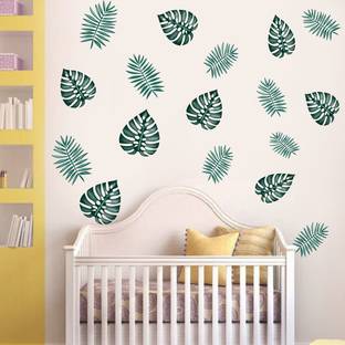 Newway Decaals Wallsticker Decorative Leaves Design