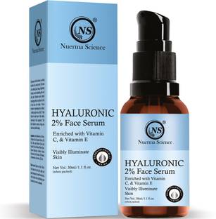 Nuerma Science 2% Hyaluronic Acid Face Serum with Vitamin C & E Actives