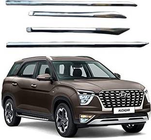CARSHADE HYUNDAI ALCAZAR SIDE BEADING FULL CHROME Car Beading Roll For Door