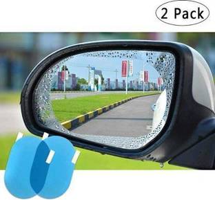 AutoGnix Plastic & Glass Rearview, Side Mirror, HD Anti-Water, Anti-Mist Protective Film Car Mirror Rain Blocker