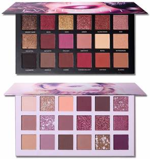 teayason 36 Colors Combo Matte Shimmer EyeShadow Palette Eye Shadow Nude + Rose Gold 36 g
