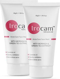 Irocam Facewash for acne and pimples | Green Tea, Vitamin E & Niacinamide Face Wash
