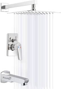 Prestige Aris Concealed Body High Flow Diverter Full Set with 8x8 Ultra Slim Aris Concealed Body High Flow Diverter Full Set with 6x6 Ultra Slim Shower Diverter Faucet