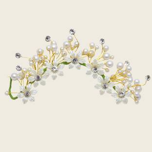 KIFAYTI KART Hair Accessories for Women Stylish Artificial Flowers Accessories for Weddings Hair Accessory Set