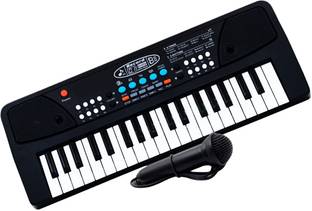 A R ENTERPRISES 37 Key Piano Keyboard Toy with DC Power Option, Mic and Recording