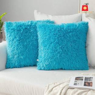 Wondershala Fur, Faux Silk Cushions Cover