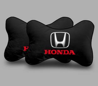 kioni Black Polyester Car Pillow Cushion for Honda