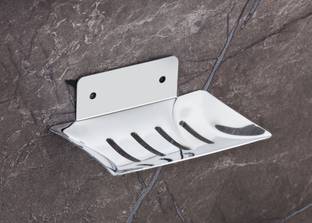 iSTAR Square Soap Dish / Soap Case / Soap Stand ( Stainless Steel ) Set of 1