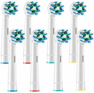 Zibuyu Replacement Brush Heads Compatible With Pack of 8 Generic Toothbrush Heads Electric Toothbrush