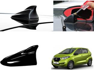 Shop Buy Shark Fin Roof top Signal Receiver for Datsun Redi Go Black Car Antenna Shark Fin Roof top Signal Receiver for Datsun Redi Go Black Car Antenna Satellite Vehicle Antenna
