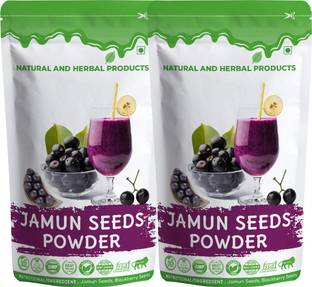 NATURAL AND HERBAL PRODUCTS Blackberry Seeds Powder for Eating | Jamun Seeds| Drink | Diabetes