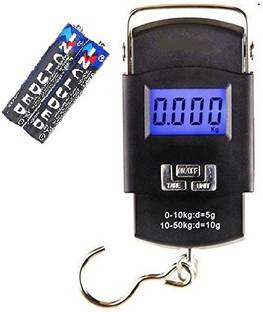 NIMYANK Hanging Scale, LCD Screen 50kg Portable Electronic Digital weight scale F1 Weighing Scale