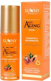 Sunny Herbals Anti Aging Lotion (Hydrative & Regenerative) Six Fold Action (80ml)