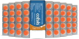 Cipla Cofsils Lozenges | Quick Relief from Sore Itchy ,Scratchy Throat | Ginger Lemon Tablets